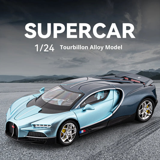 1:24 Scale Metal Die-Cast Bugatti Tourbillon Sports Car Model