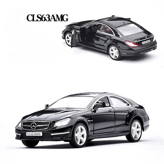1:36 Mercedes Benz CLS C63 S600 AMG High Simulation Diecast Model Cars Luxury Alloy Vehicle Model Car Collection Toy For Kid