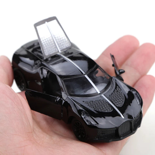 1:43 Die-cast Alloy Car, Bugatti-style La Voiture Noire Pullback Racing Car