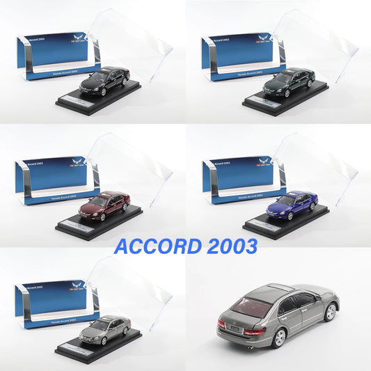 1/64 Scale Accord 7th Gen Alloy Diecast Car Model, Metal Vehicles Collection Toy Gift for Boys Adults