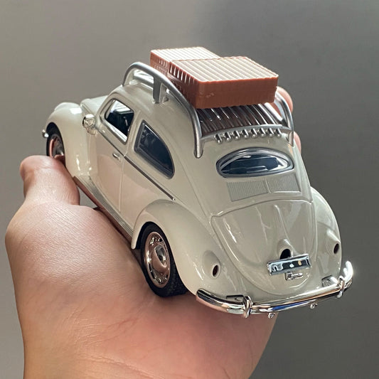 1:32 Volkswagen Beetle Travel Version Compact Sedan Alloy Diecast Model Car