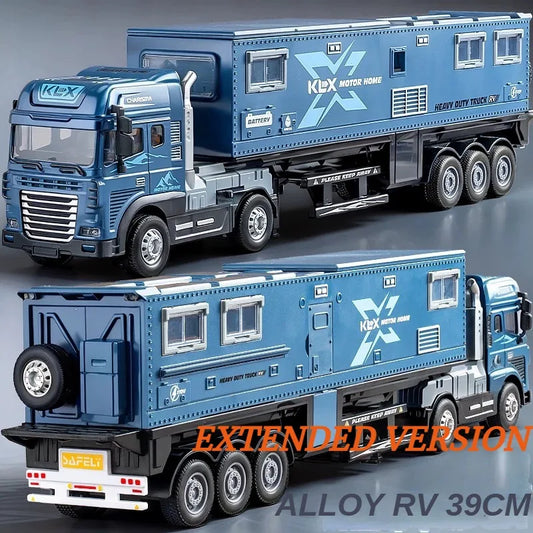 2025 Hot 39cm Car Model Toys for Children Kids Games Boys Motor Home Christmas Train Alloy Cars At Scale Girl Gifts with Light