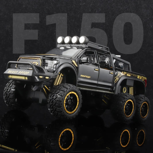 1:24 Pickup Trucks for Boys F150 Raptor Diecast Metal Model Car