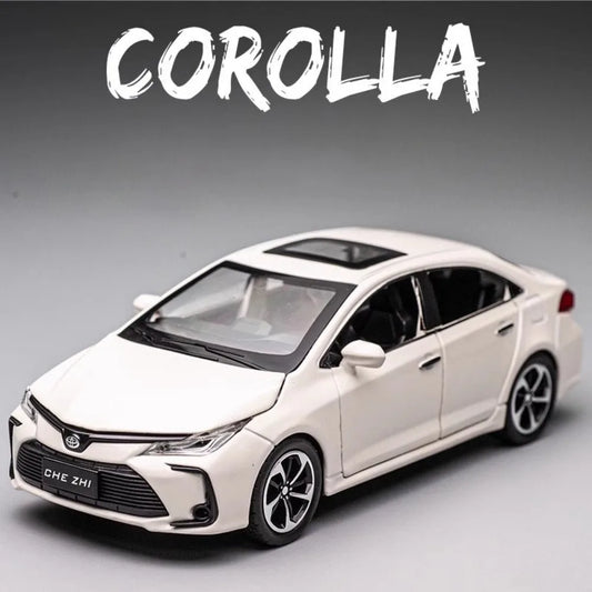 1:32 Scale Corolla GR86 Alloy Car Model Toy Metal Diecast Simulation Sound Light Pull Back Vehicles Models Collection Kids Toys