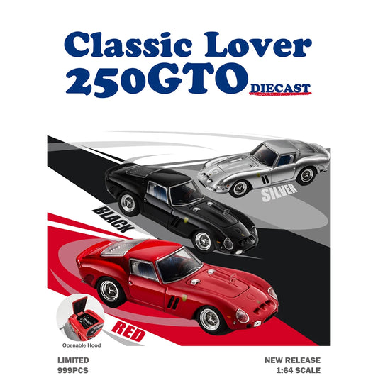 1/64 Classic Lover CL Model Car 250 GTO Vehicle Diecast Car