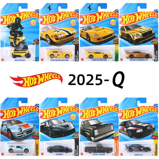 Hot Wheels C4982 2025-Q Case Alloy Cars,Ferrari SF90/F40/365 GTB4 Chevy Silverado,1:64 Diecast Model