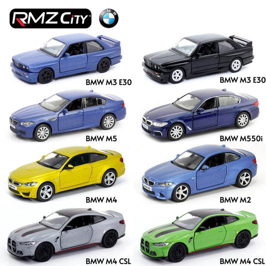 1/36 BMW M2 M3 M4 M5 Toy Car Model For Children RMZ City Diecast Metal Racing
