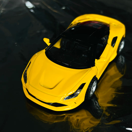 Simulated Alloy Super Cool Sports Car Model
