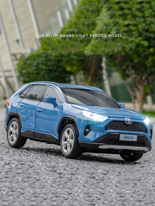 1: 24 Simulation Zinc Alloy Toyota RAV4 Model Car